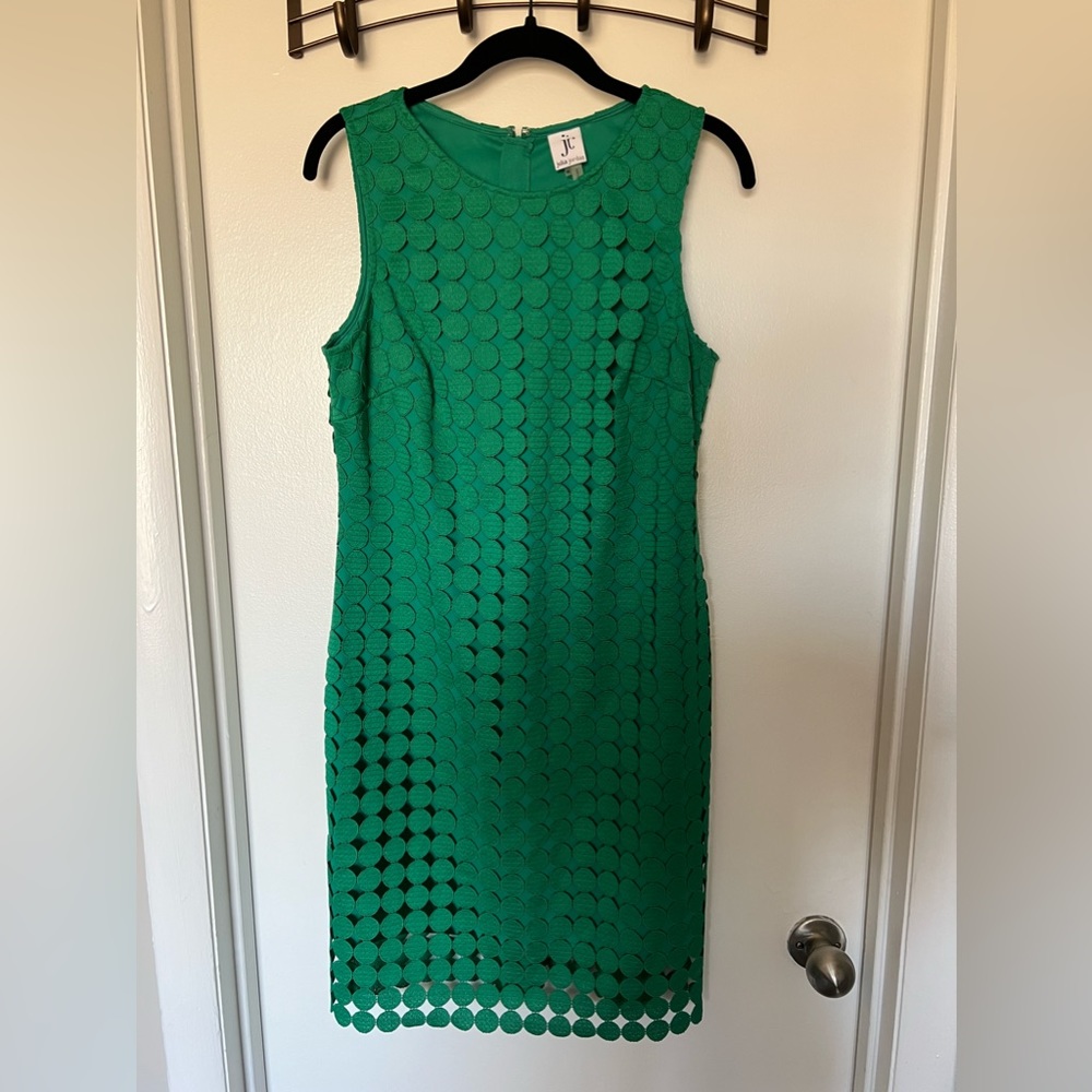 Julia Jordan Green Sleeveless Dress